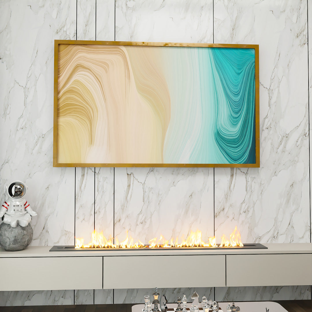 Abstract Waves V2199 Canvas