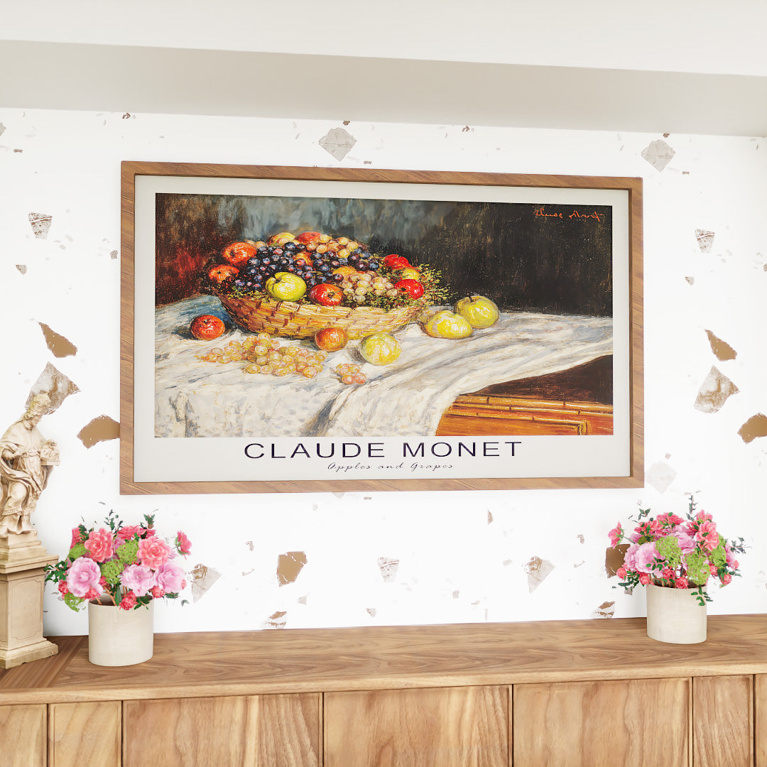 Claude Monet Apples and Grapes V2462 Canvas