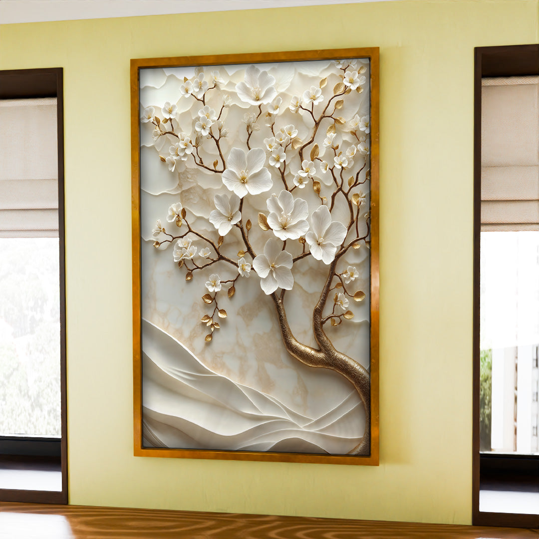 White Magnolia Art V2223 Canvas