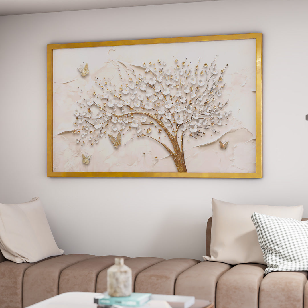 Decorative Canvas Tree of Life in a Pasture V2171
