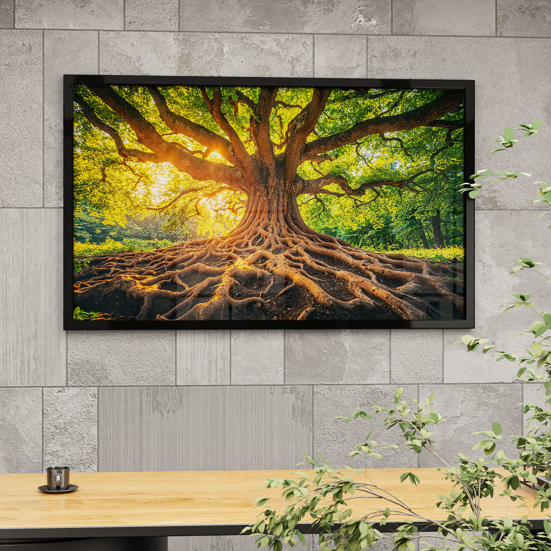 Tree and Its Roots V2232 Canvas