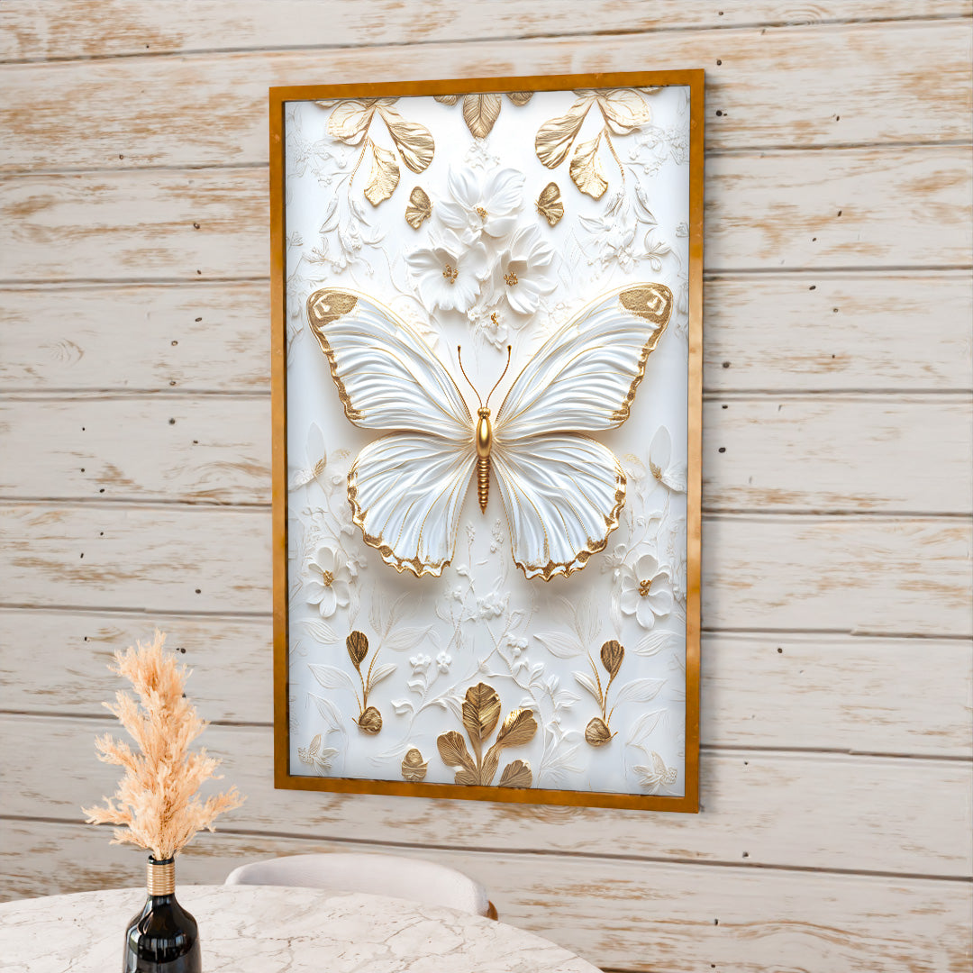 Butterfly and Ornaments V2246 Canvas