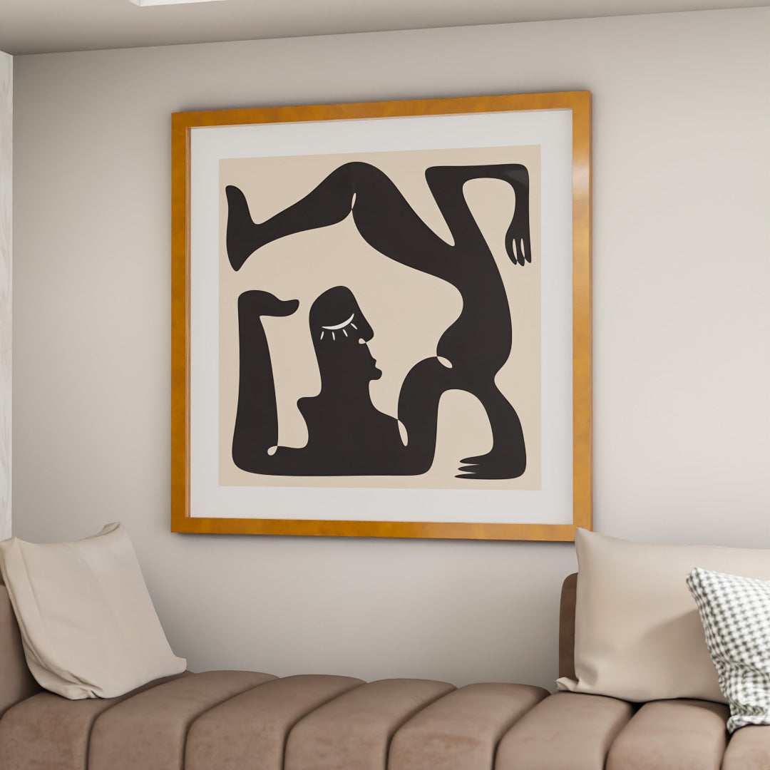 Picasso-Inspired Contortionist V2452 Canvas