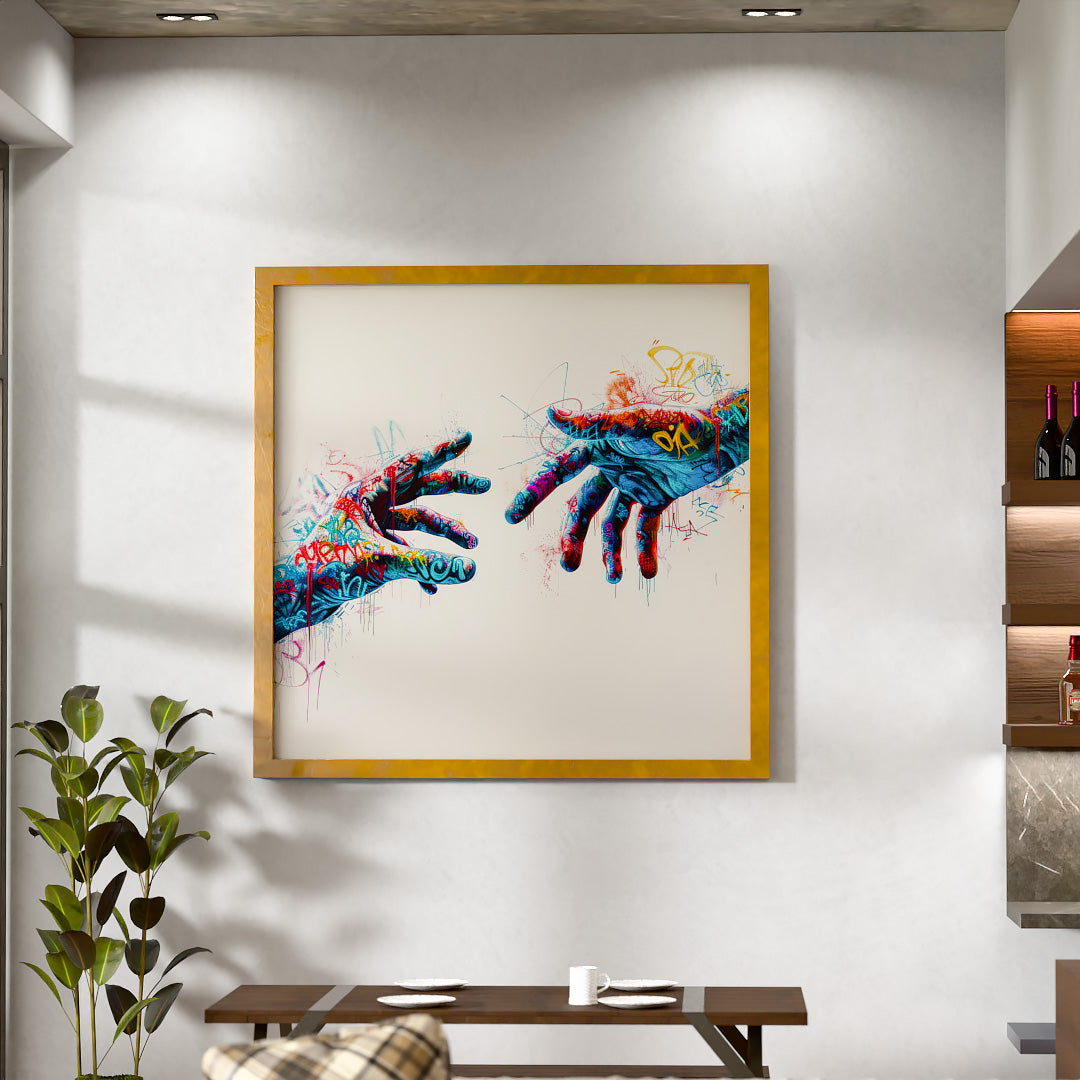 Holding Hands Pop V2213 Canvas