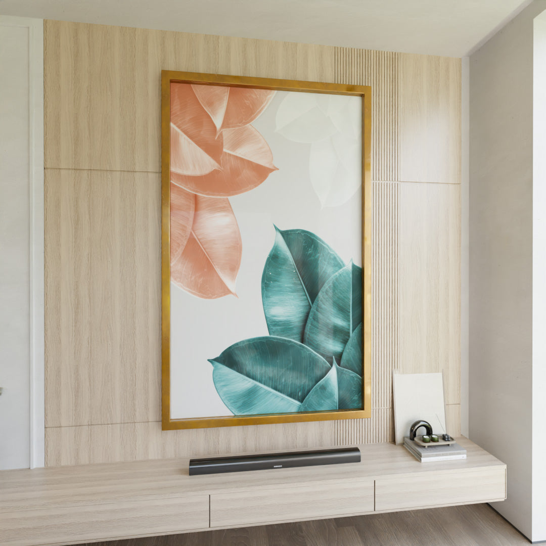 Leaves and Florals V2194 Canvas