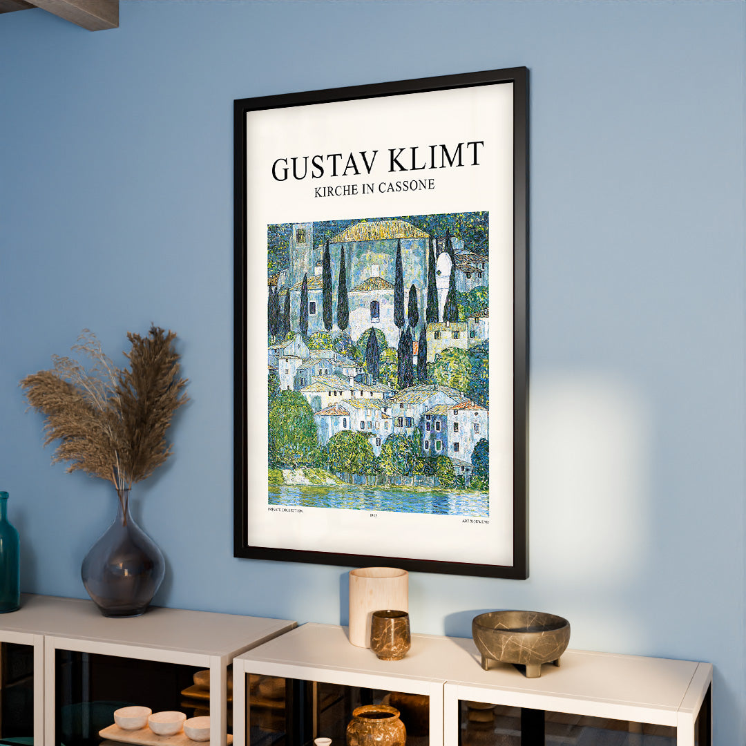 Gustav Klimt Kirche in Cassone V2358 Canvas