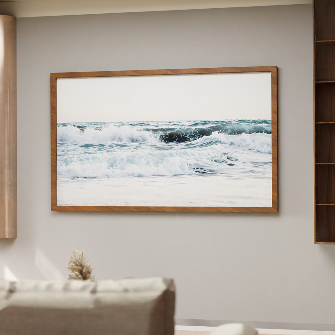 Waves V2499 Canvas
