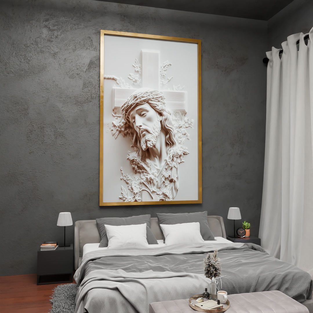 Passion of Christ in Plaster V2233 Canvas