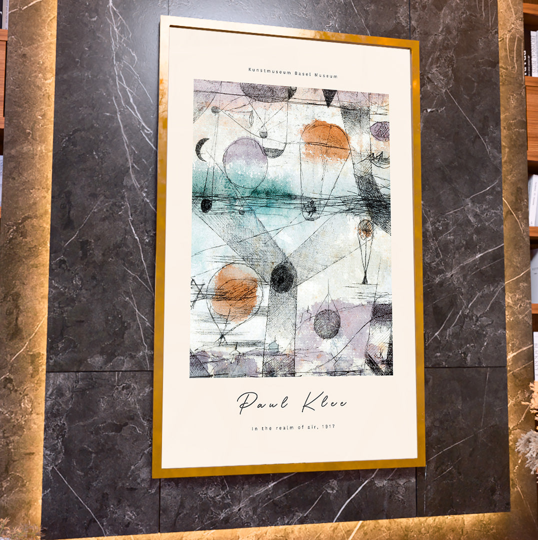 Paul Klee in The Realm of Air V2386 Canvas