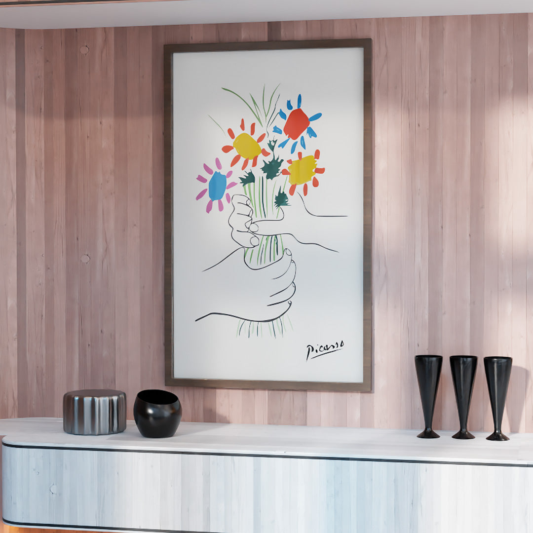 Picasso The Flowers of Peace V2362 Canvas