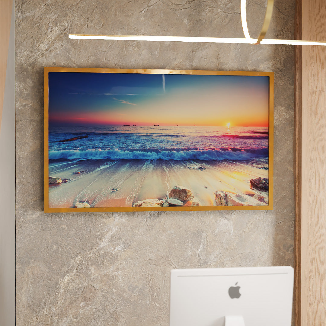 Sunset and Beach V2191 Canvas
