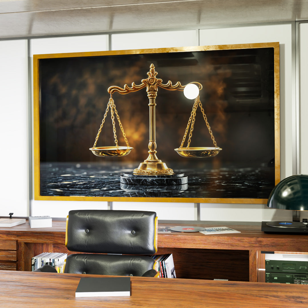 Symbol of Justice V2241 Canvas