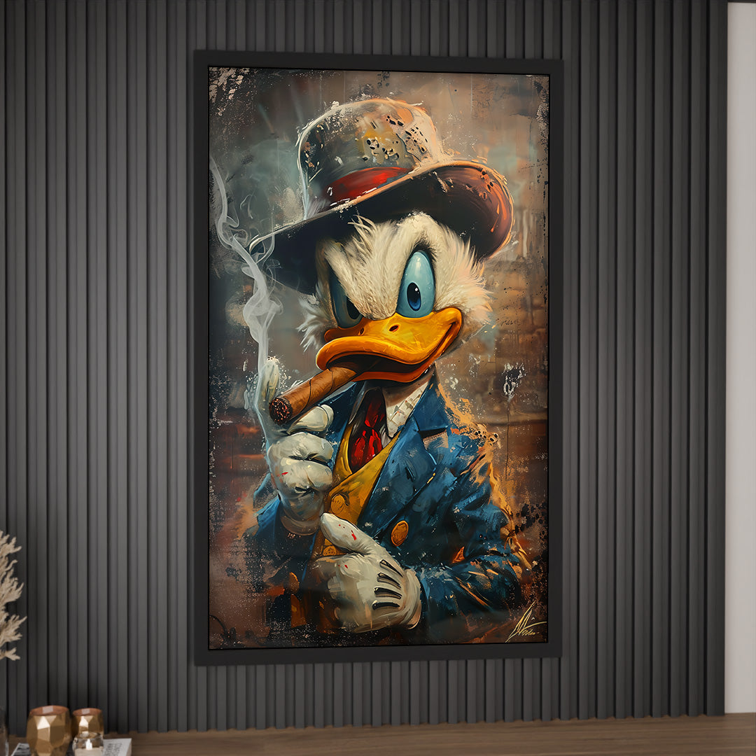 Scrooge McDuck Cuban Cigar V2210 Canvas