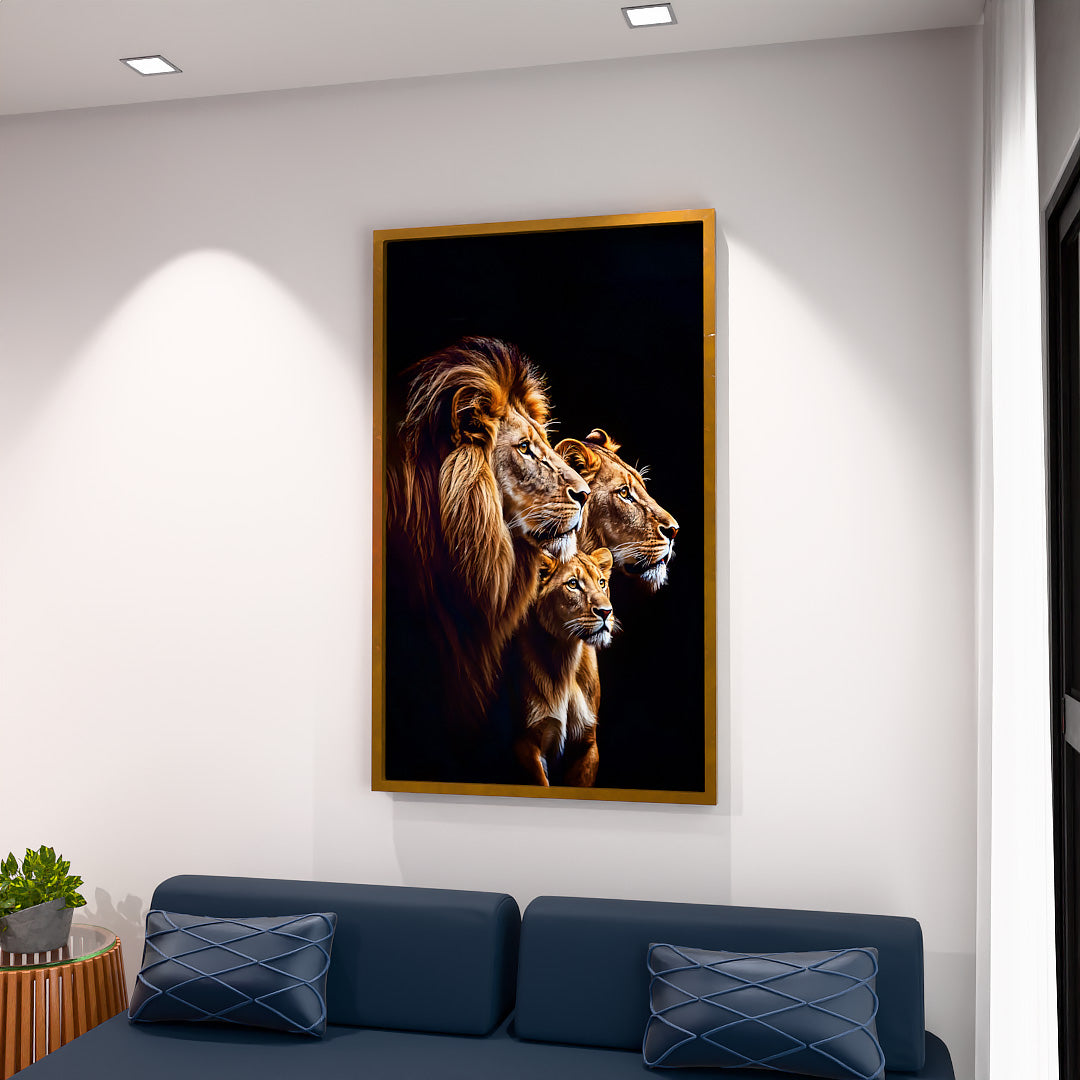 Lion Trio V2273 Canvas