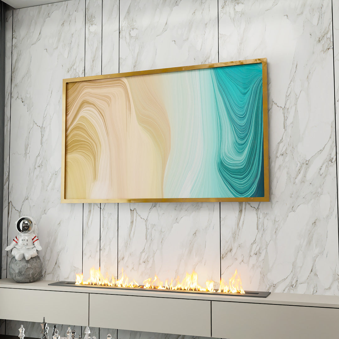 Abstract Waves V2199 Canvas