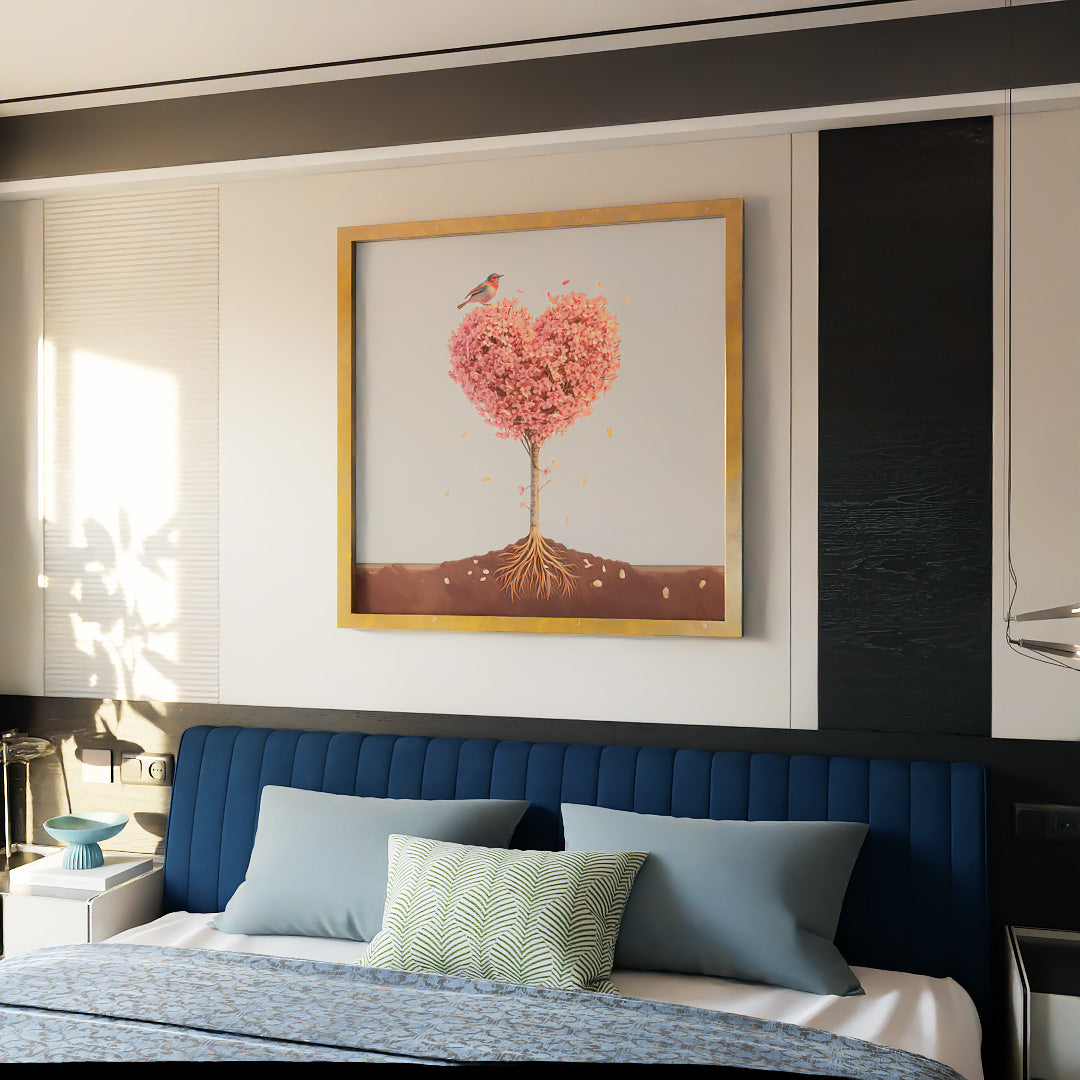 Tree and Heart V2192 Canvas