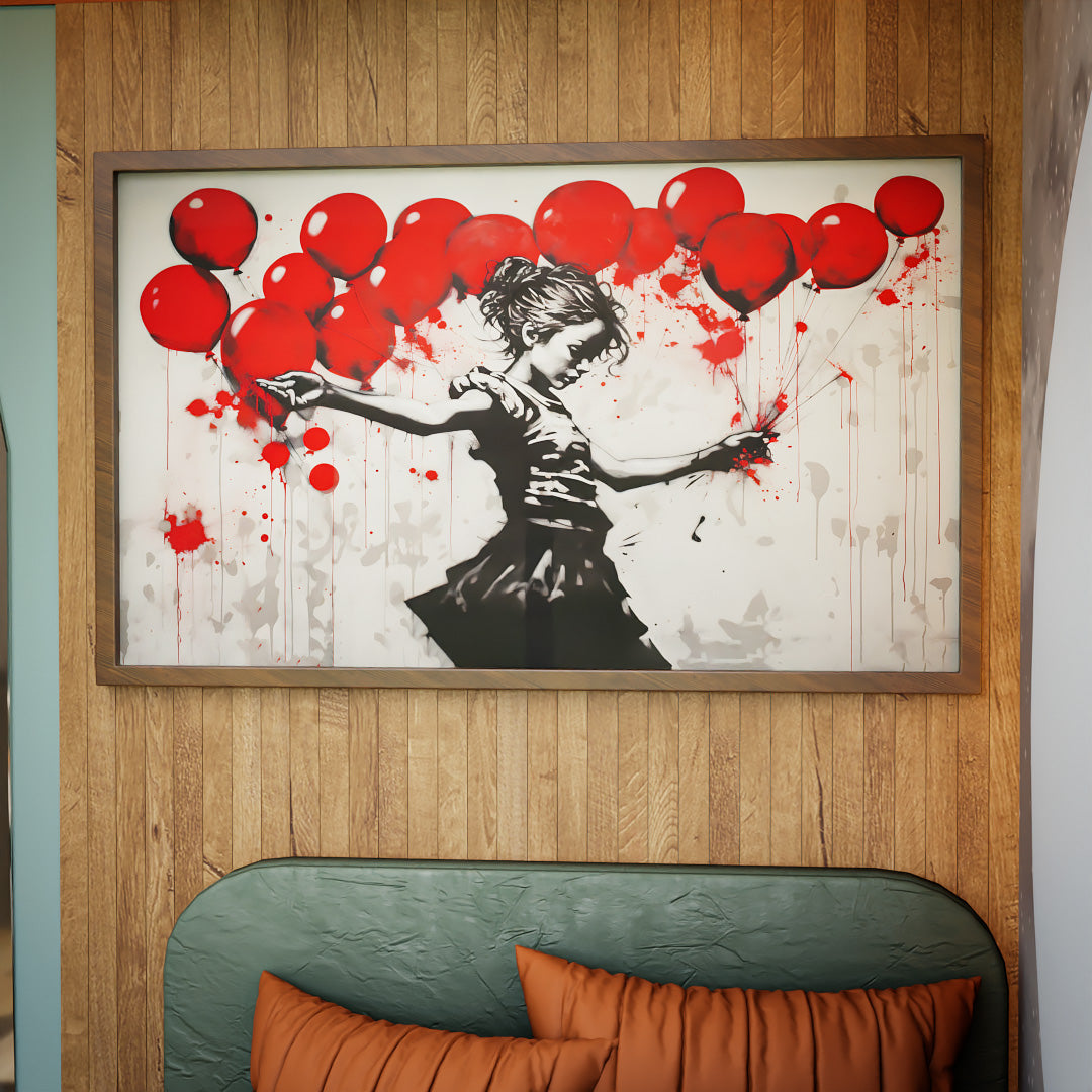 Banksy Flight of Innocence V2493 Canvas