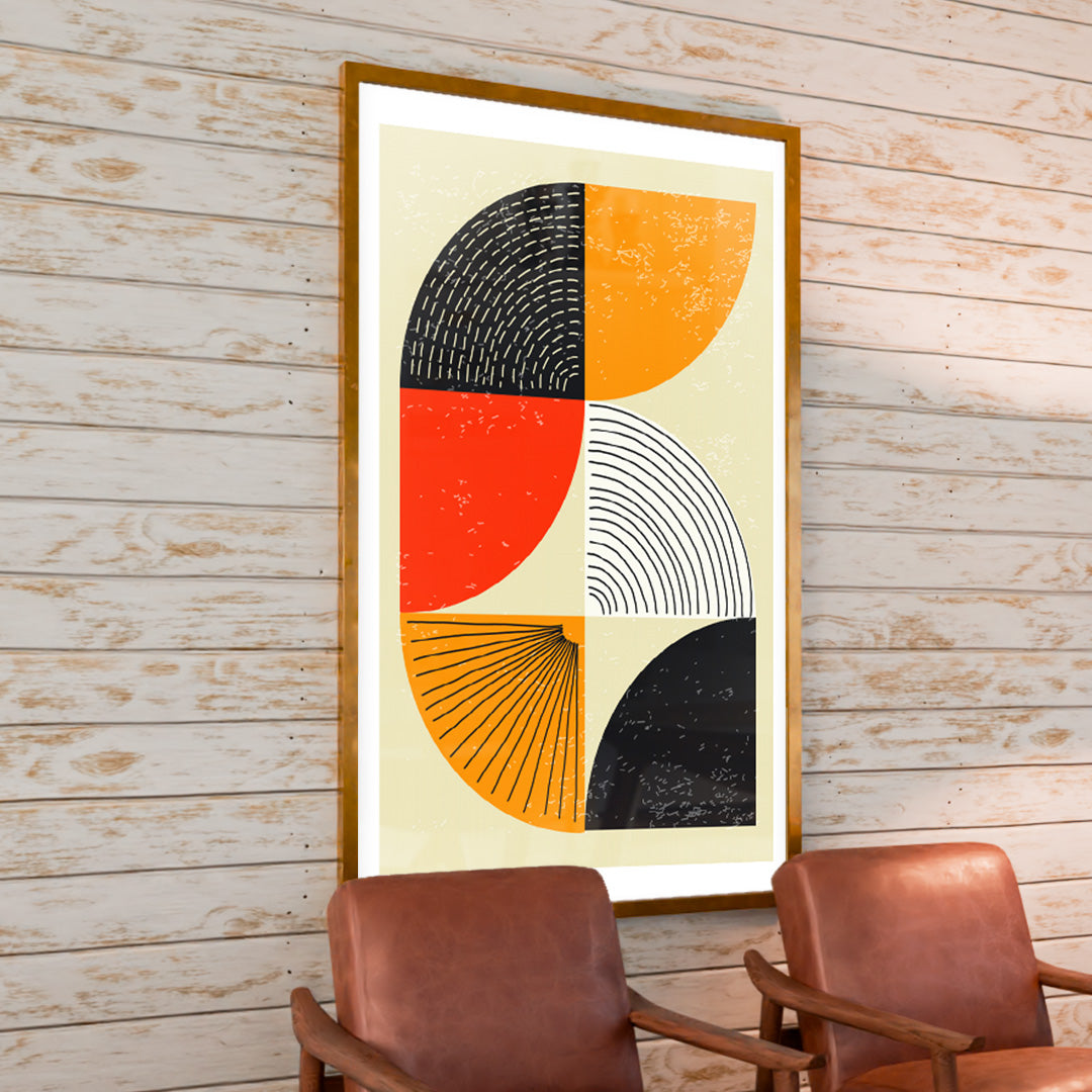 Bauhaus Geometric V2390 Canvas