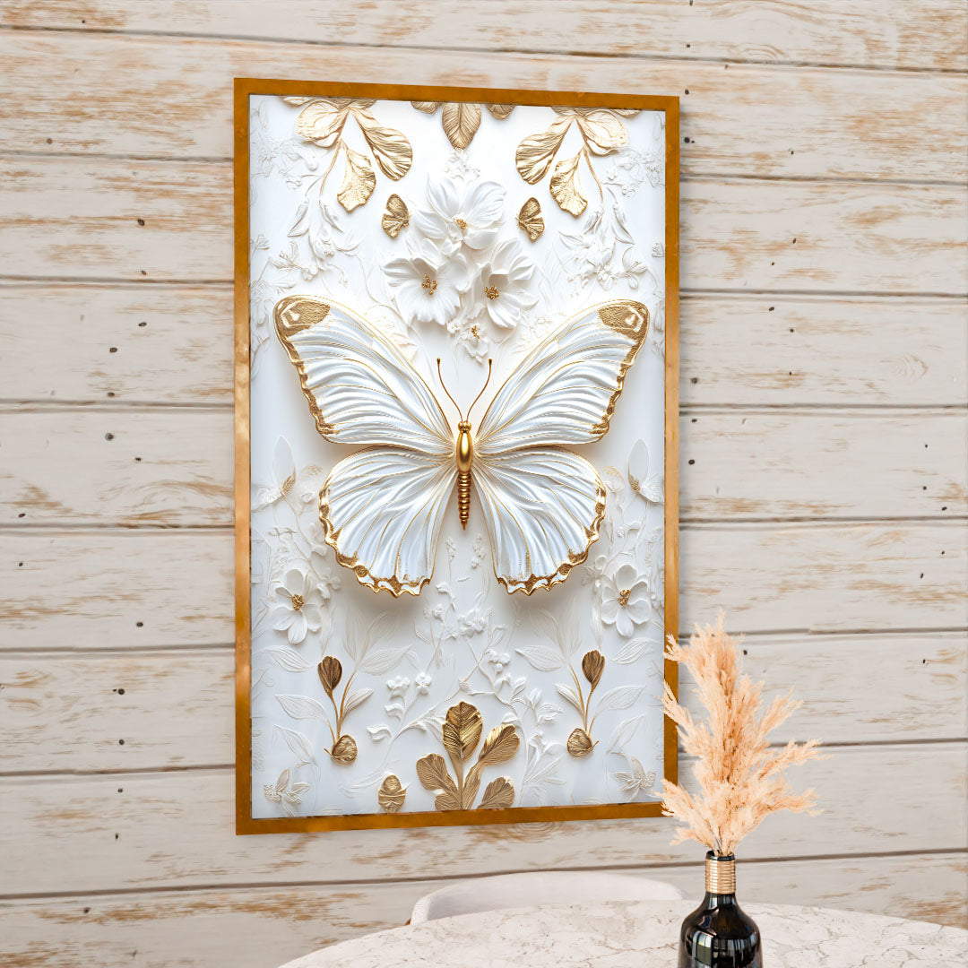 Butterfly and Ornaments V2246 Canvas
