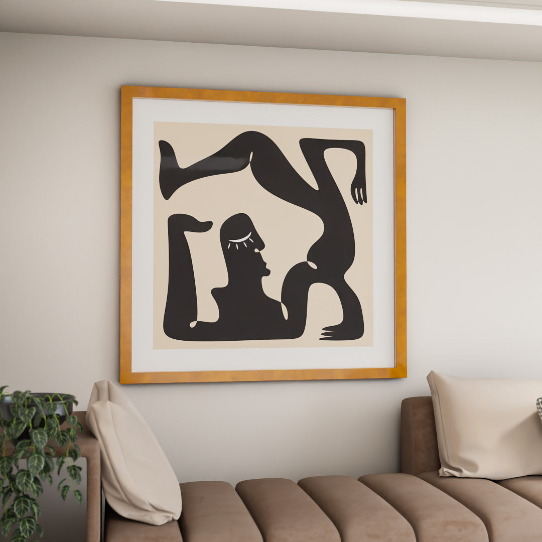 Picasso-Inspired Contortionist V2452 Canvas