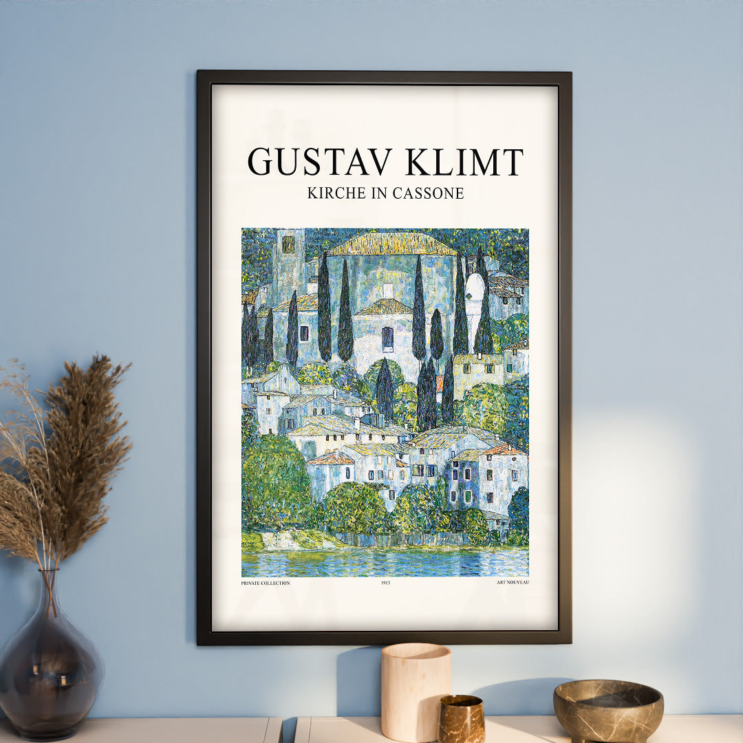 Gustav Klimt Kirche in Cassone V2358 Canvas