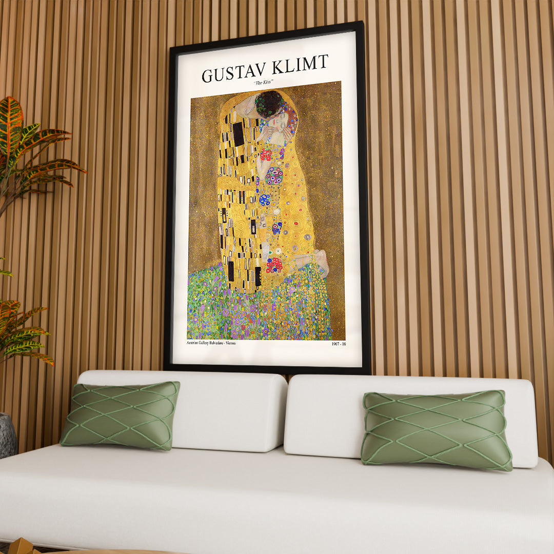 Gustav Klimt The Kiss V2359 Canvas