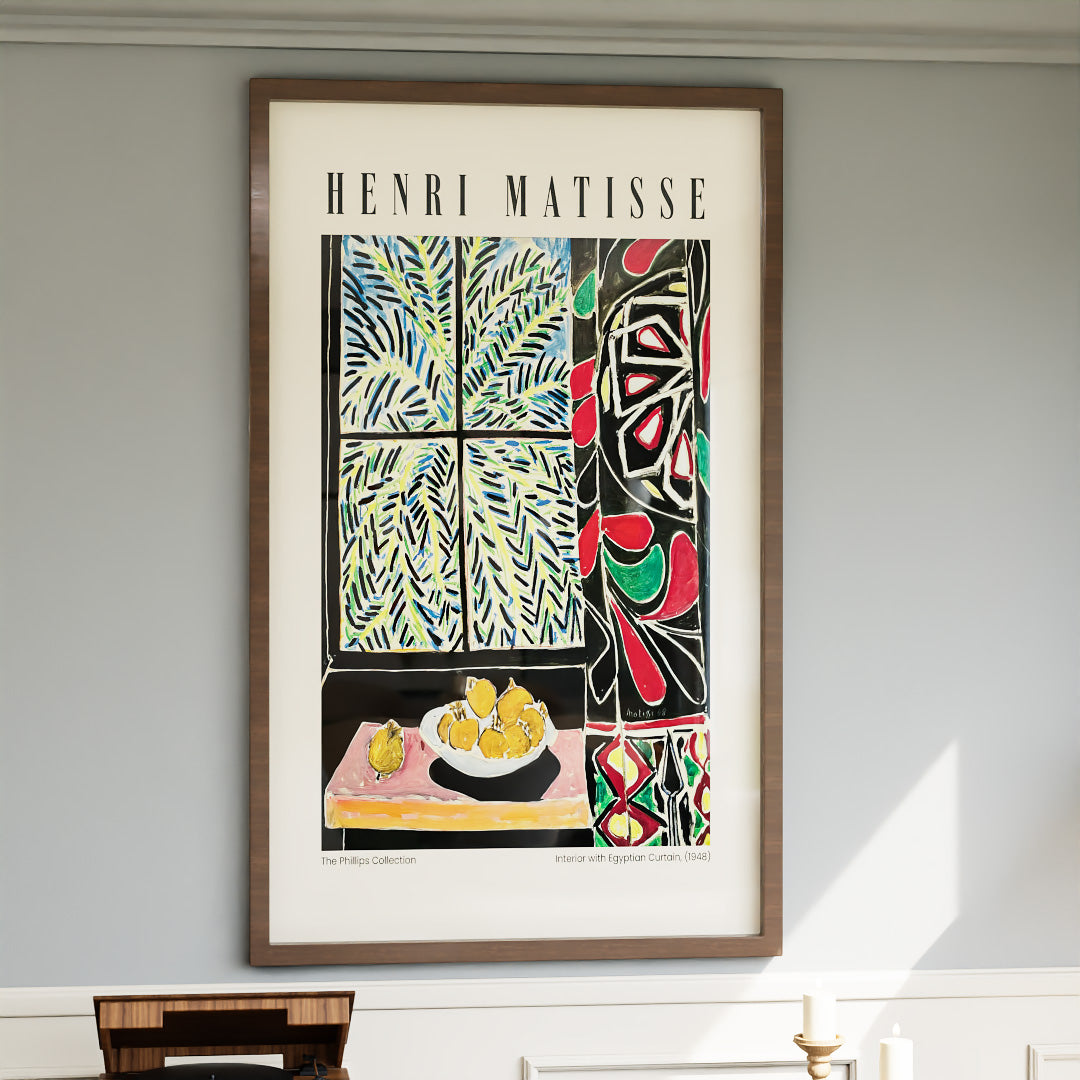 Henri Matisse The Egyptian Curtain 1948 V2366 Canvas
