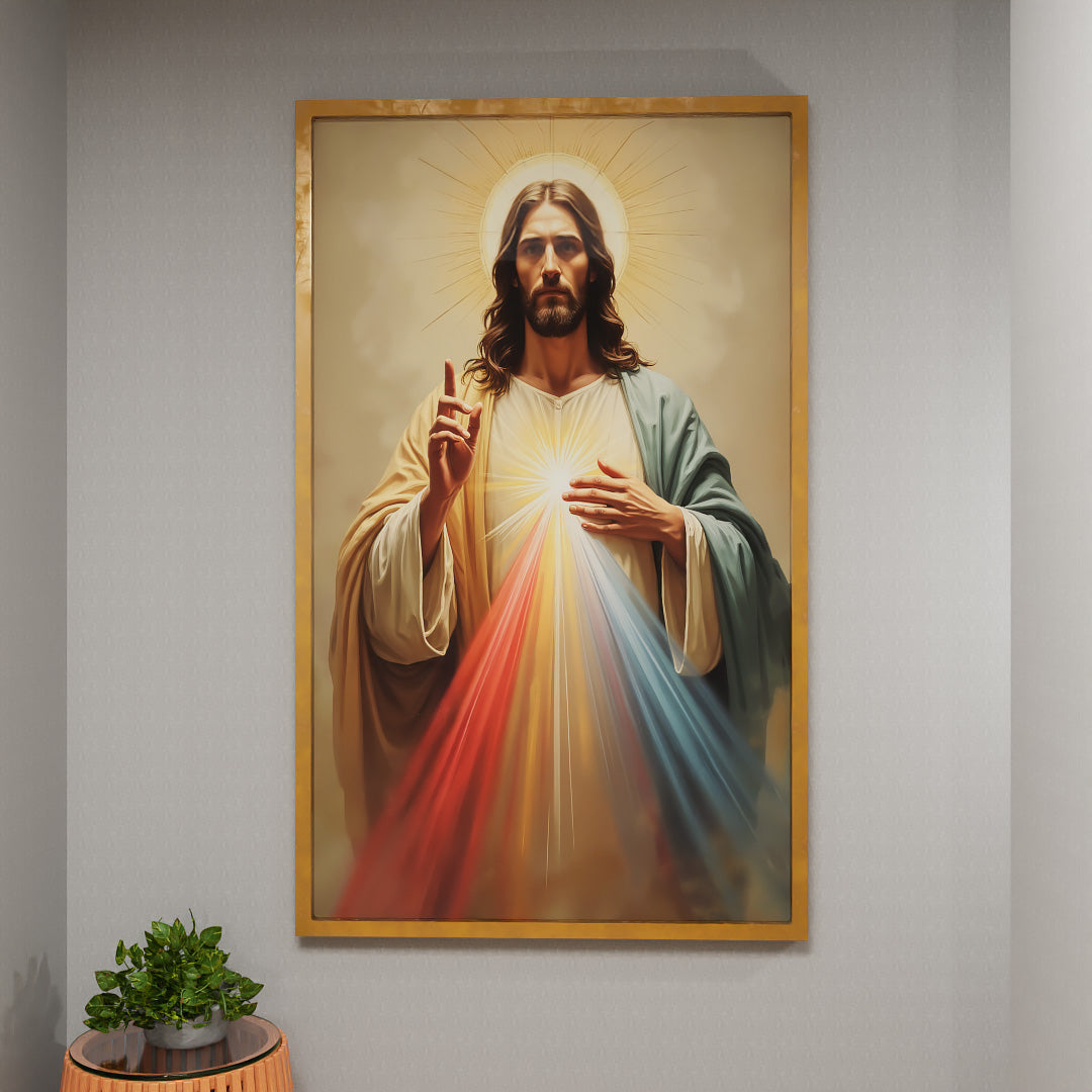 Jesus Divine Mercy V2440 Canvas
