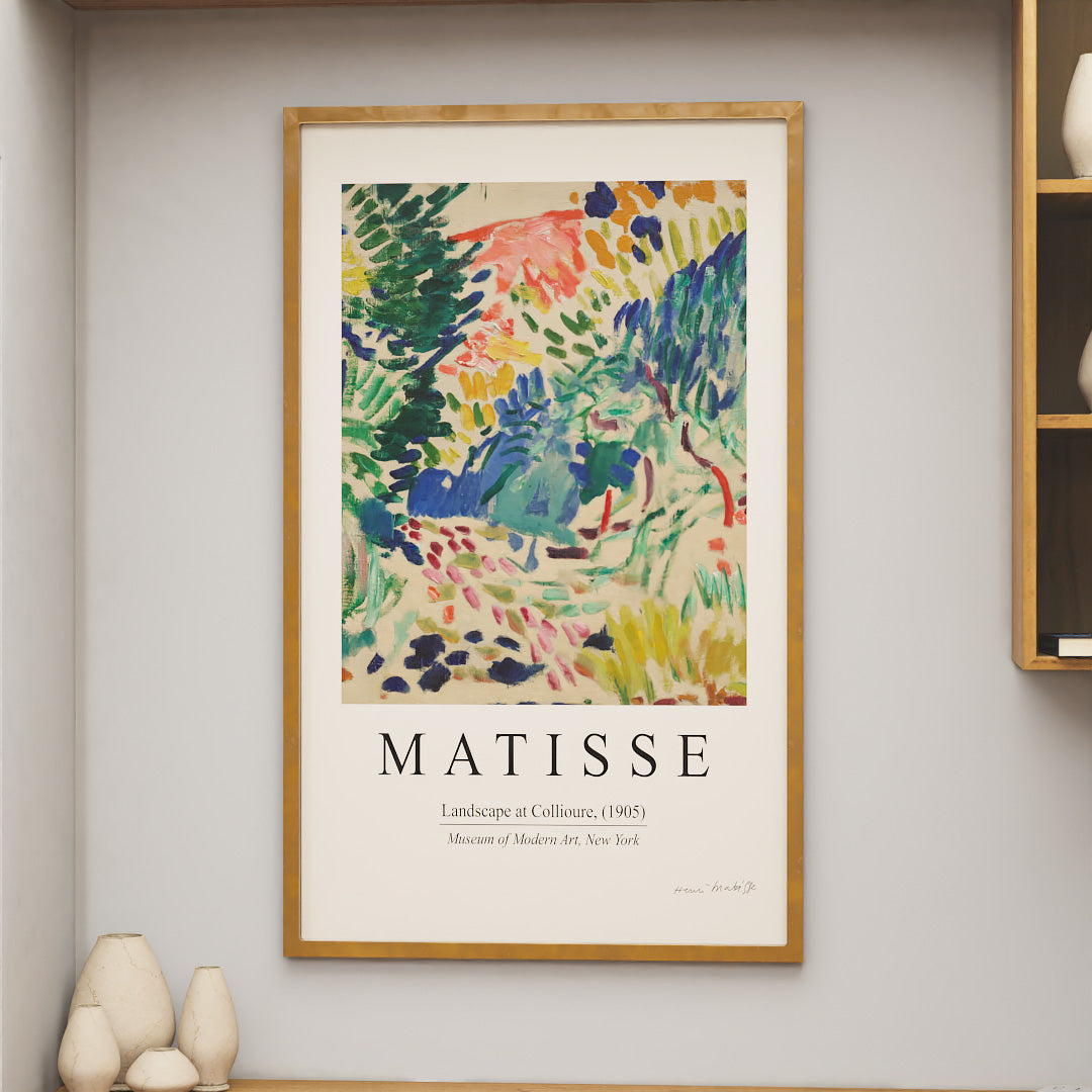 Henri Matisse Landscape at Collioure V2392 Canvas