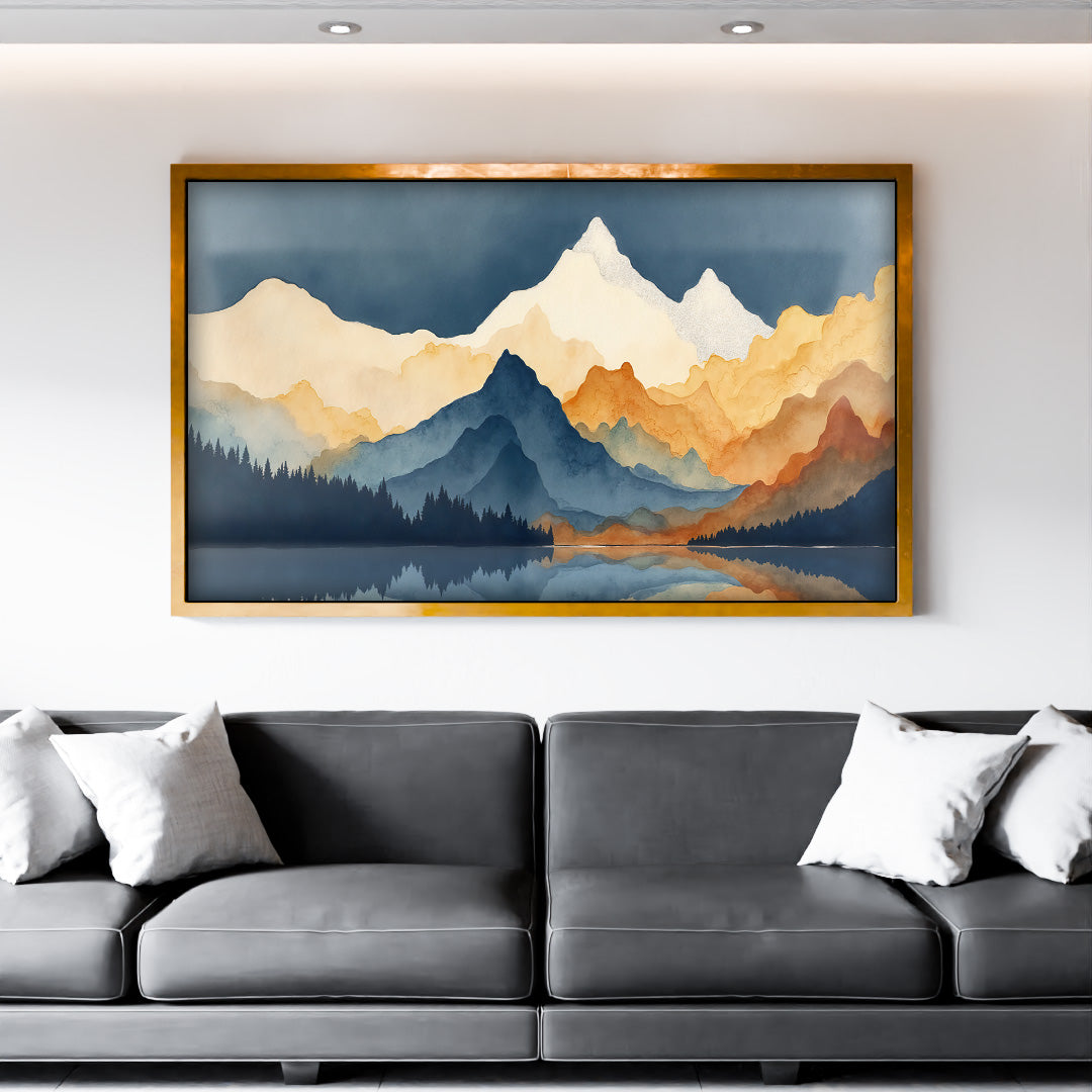 Mountains on Mountains V2448 Canvas