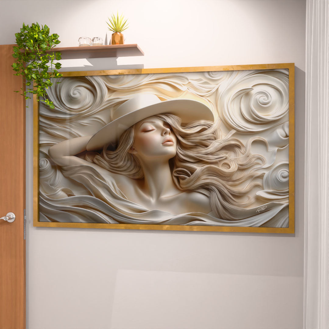 Decorative Canvas Woman 3D V2178