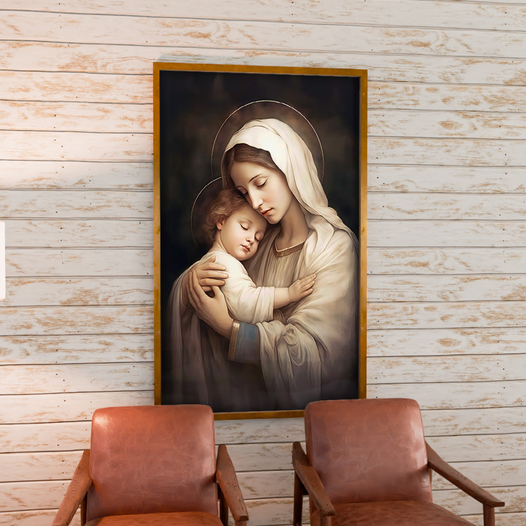 Our Lady and Baby Jesus V2326 Canvas