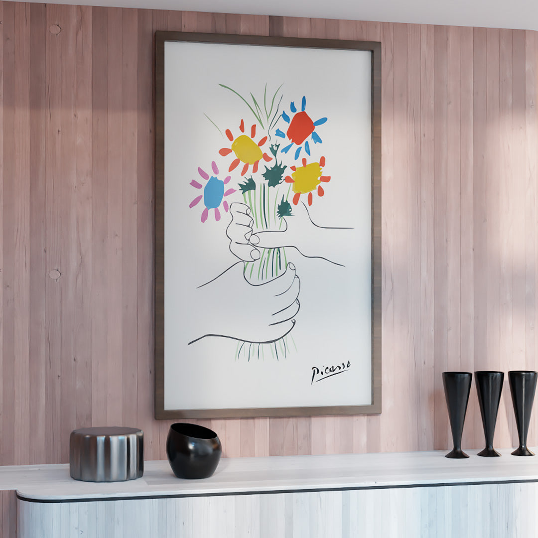 Picasso The Flowers of Peace V2362 Canvas