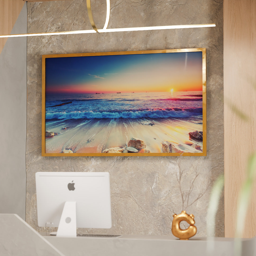 Sunset and Beach V2191 Canvas