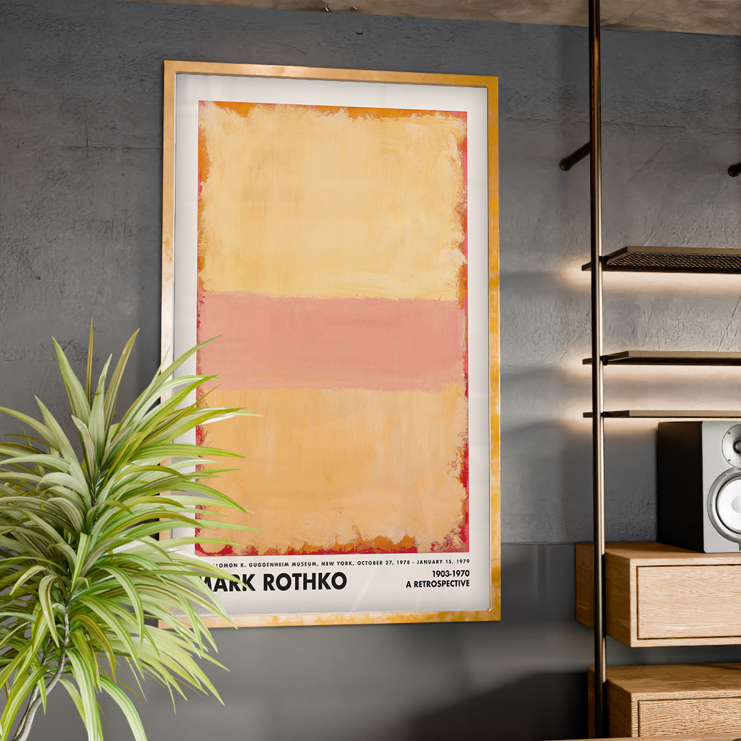 Mark Rothko Yellow, Pink, and Orange V2435 Canvas