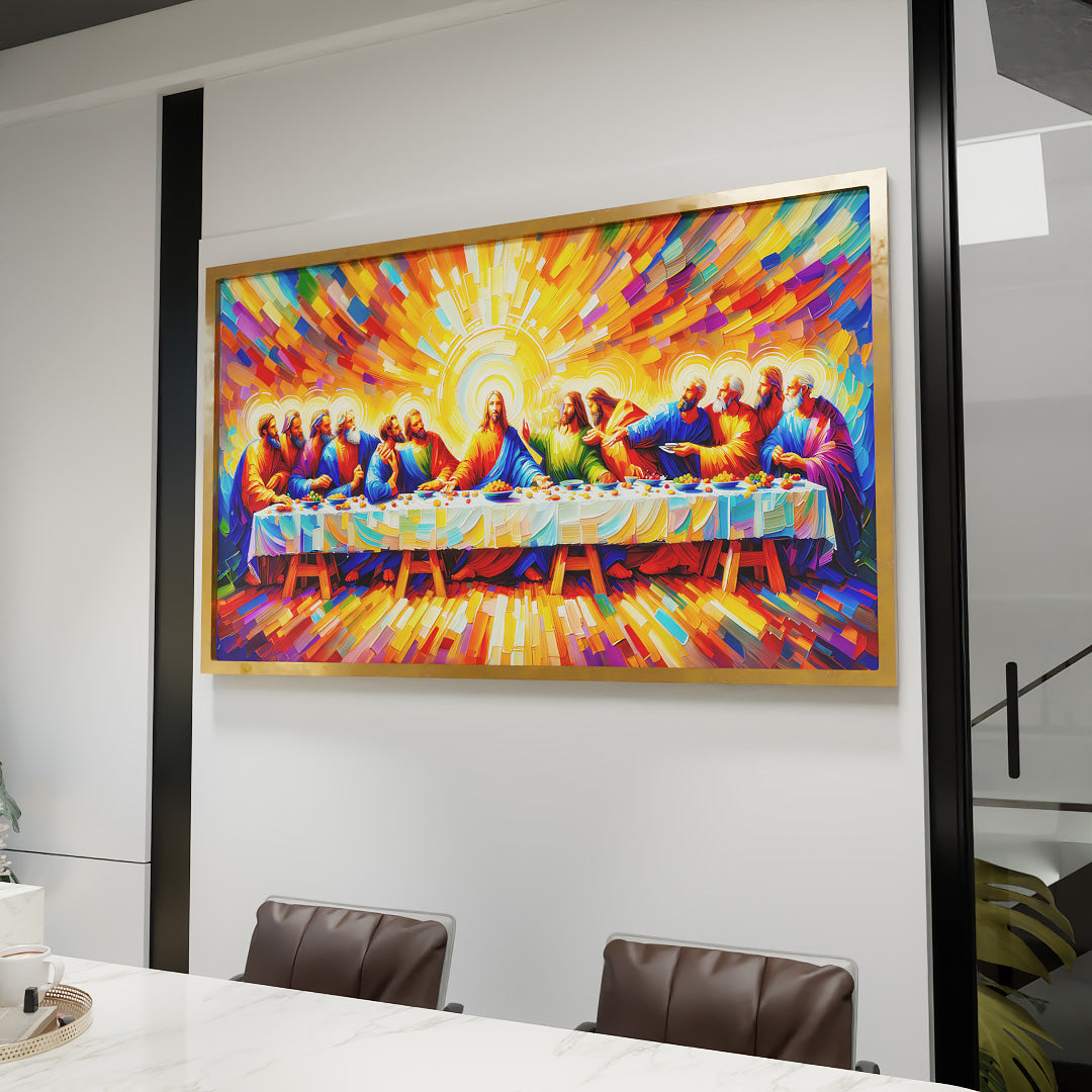 Colorful Last Supper V2198 Canvas