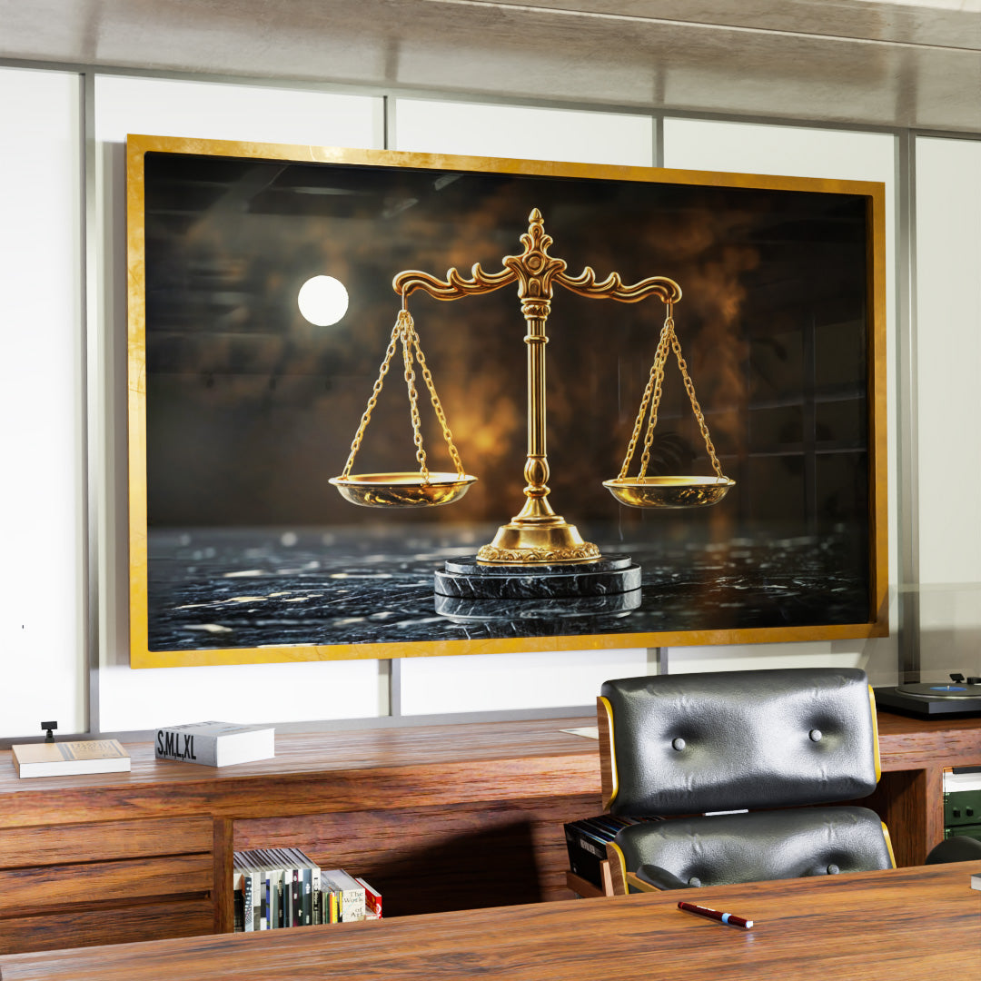 Symbol of Justice V2241 Canvas