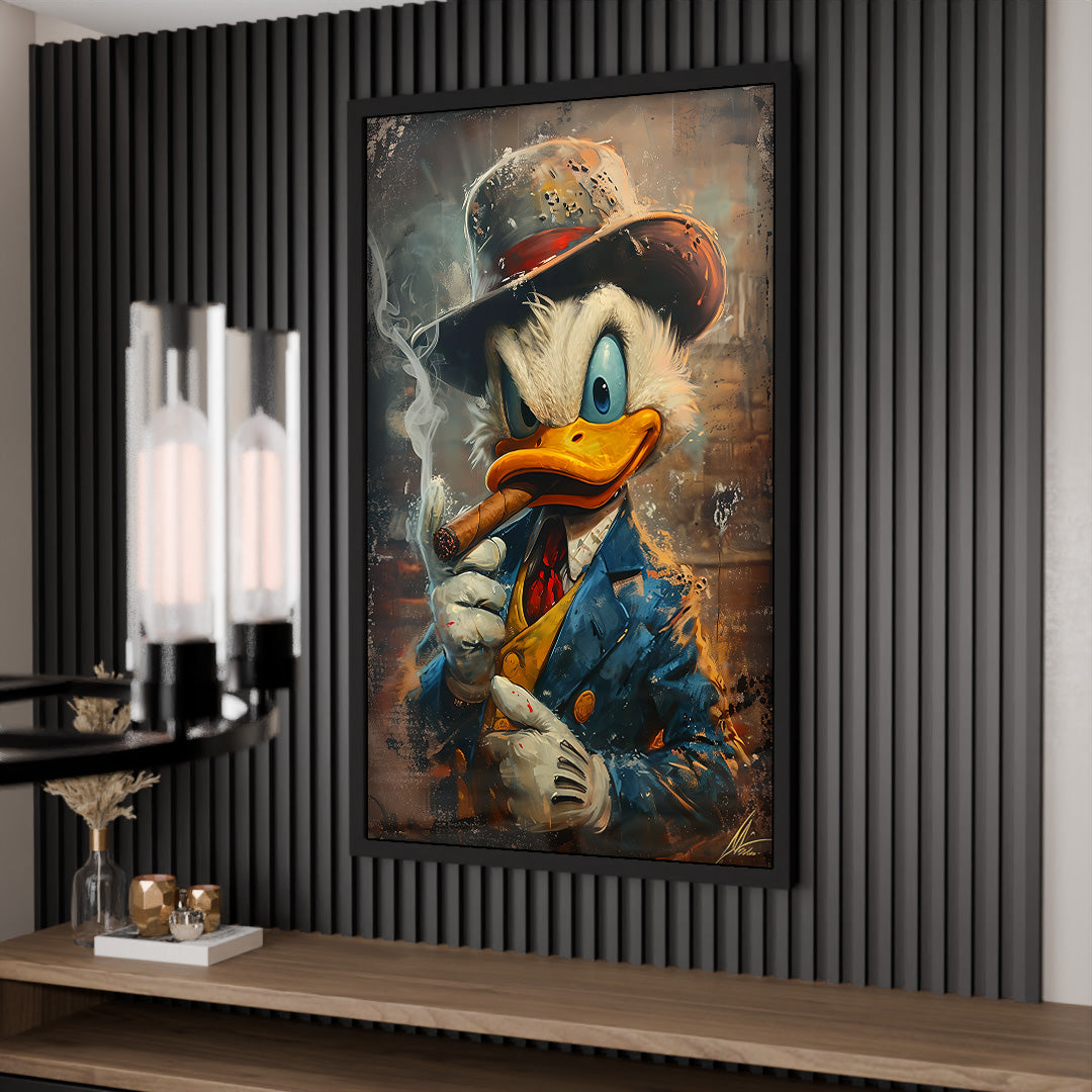 Scrooge McDuck Cuban Cigar V2210 Canvas