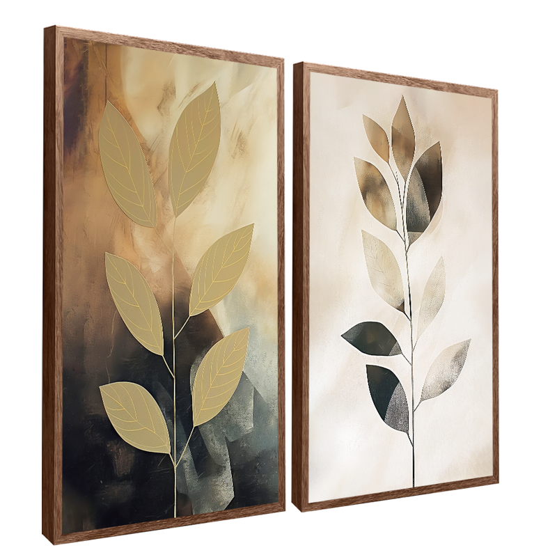 2 Pieces Boho Canvas V1391