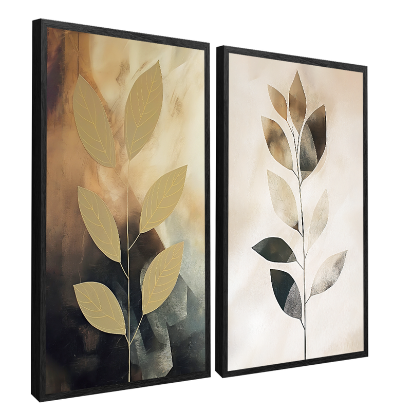 2 Pieces Boho Canvas V1391