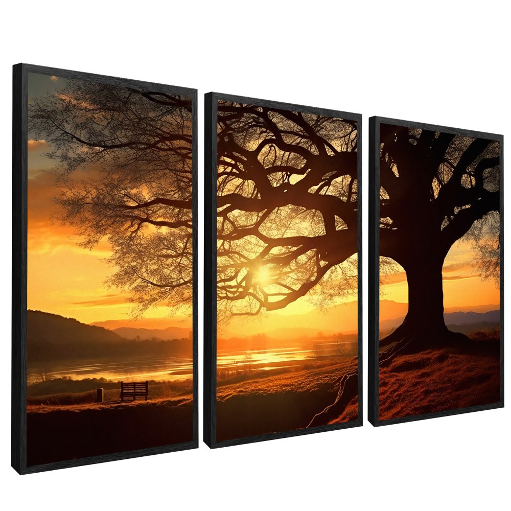 3-Piece Serene Sunset Canvas