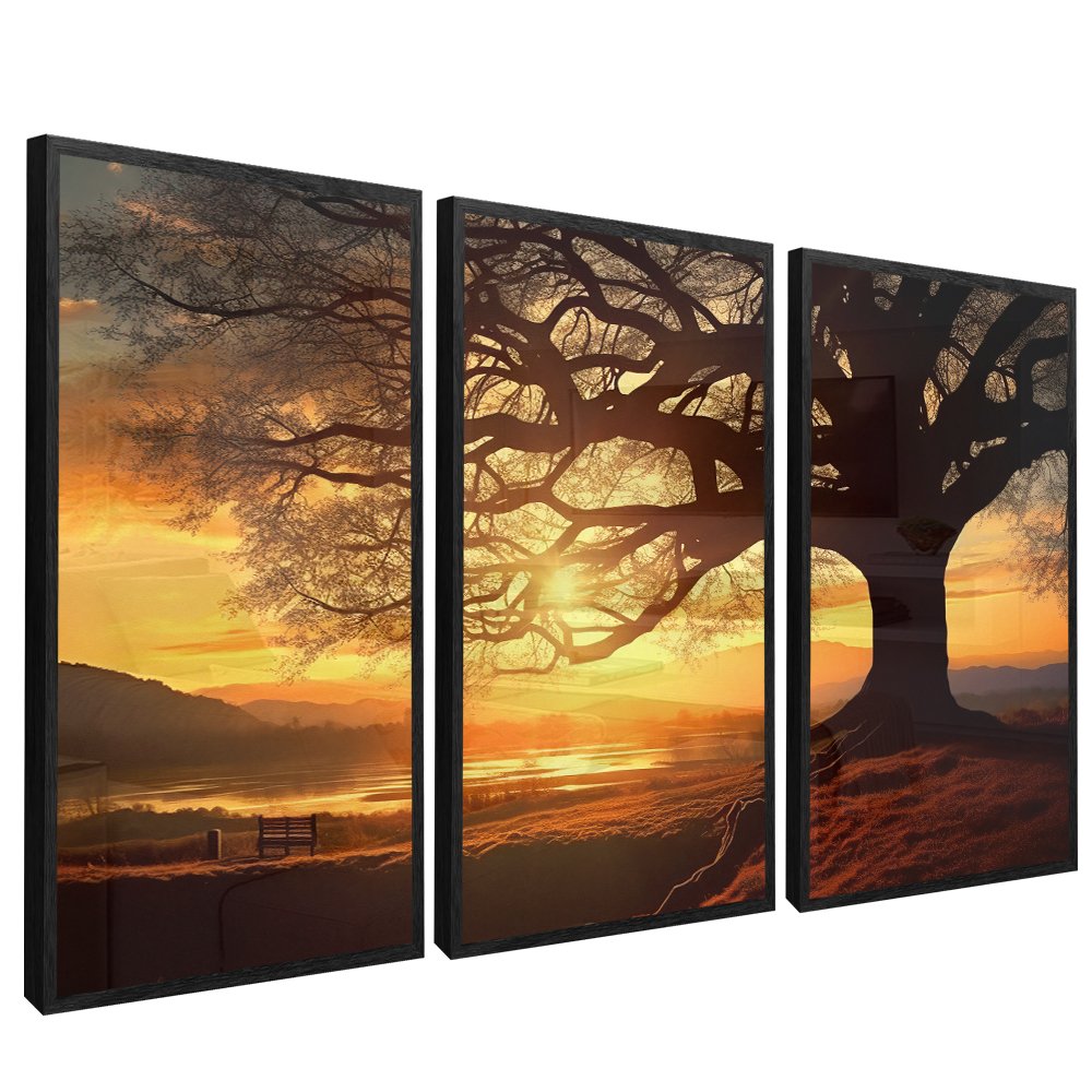 3-Piece Serene Sunset Canvas