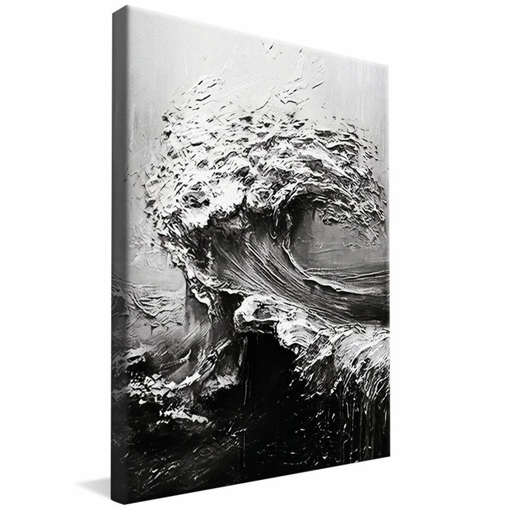 3D Abstract Wave Painting Canvas