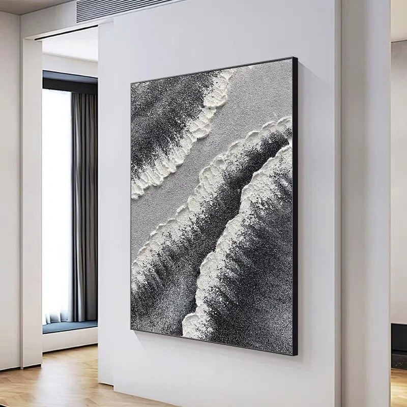 3D Beach Painting Canvas