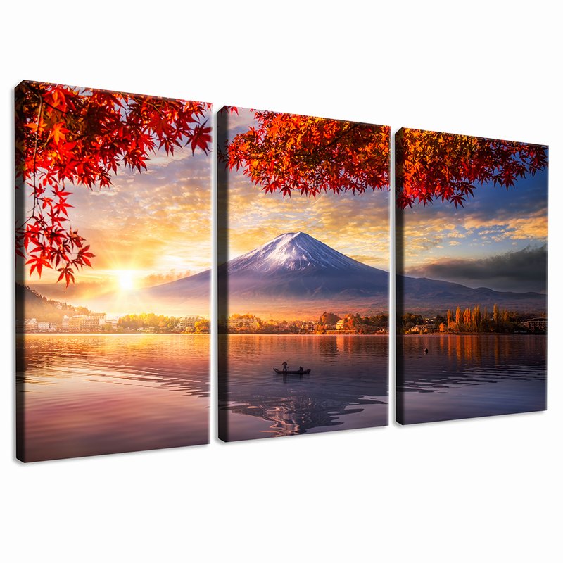 3 Pieces Horizon of the Mountain Canvas