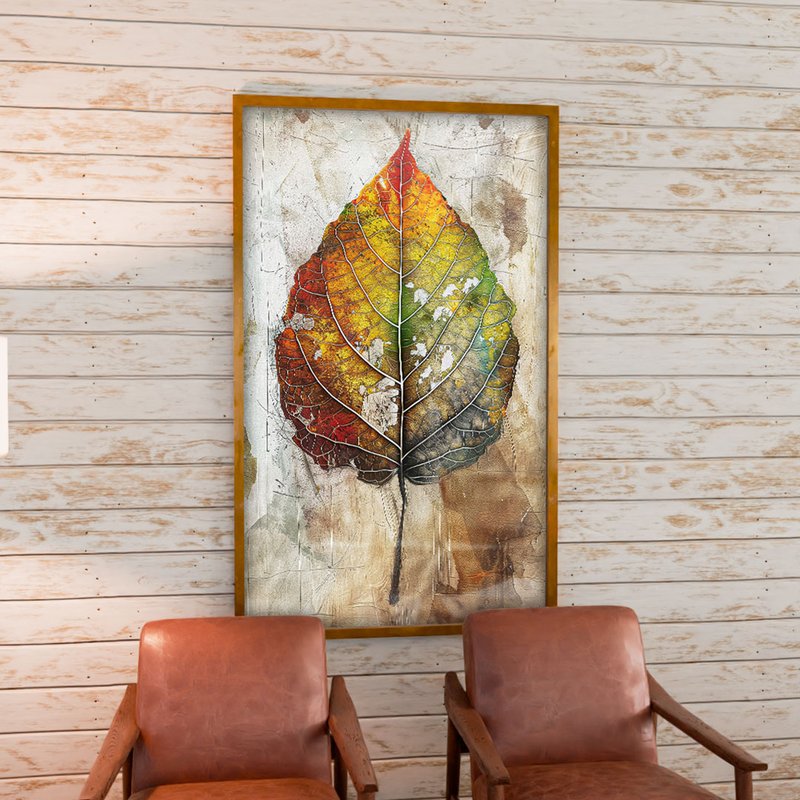 Abstract Aging Sheet V1958 Canvas