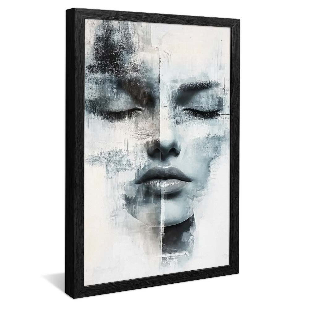 Abstract Female Face V2112 Canvas