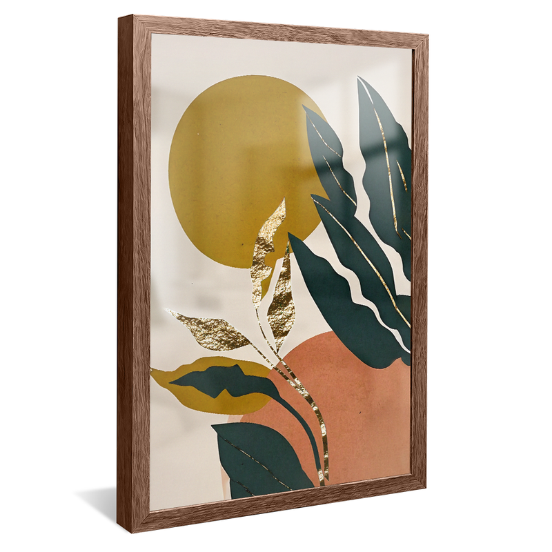 Abstract Leaves V1539 Canvas