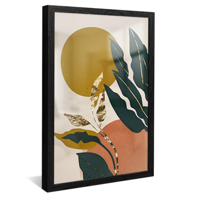 Abstract Leaves V1539 Canvas