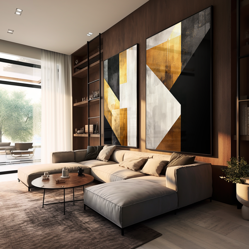 Abstract Luxury Modern Canvas V11